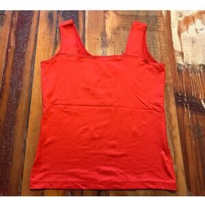 A’nue Ligne Women’s Lux Tank Top Red Size Medium – Elegant Classic Style